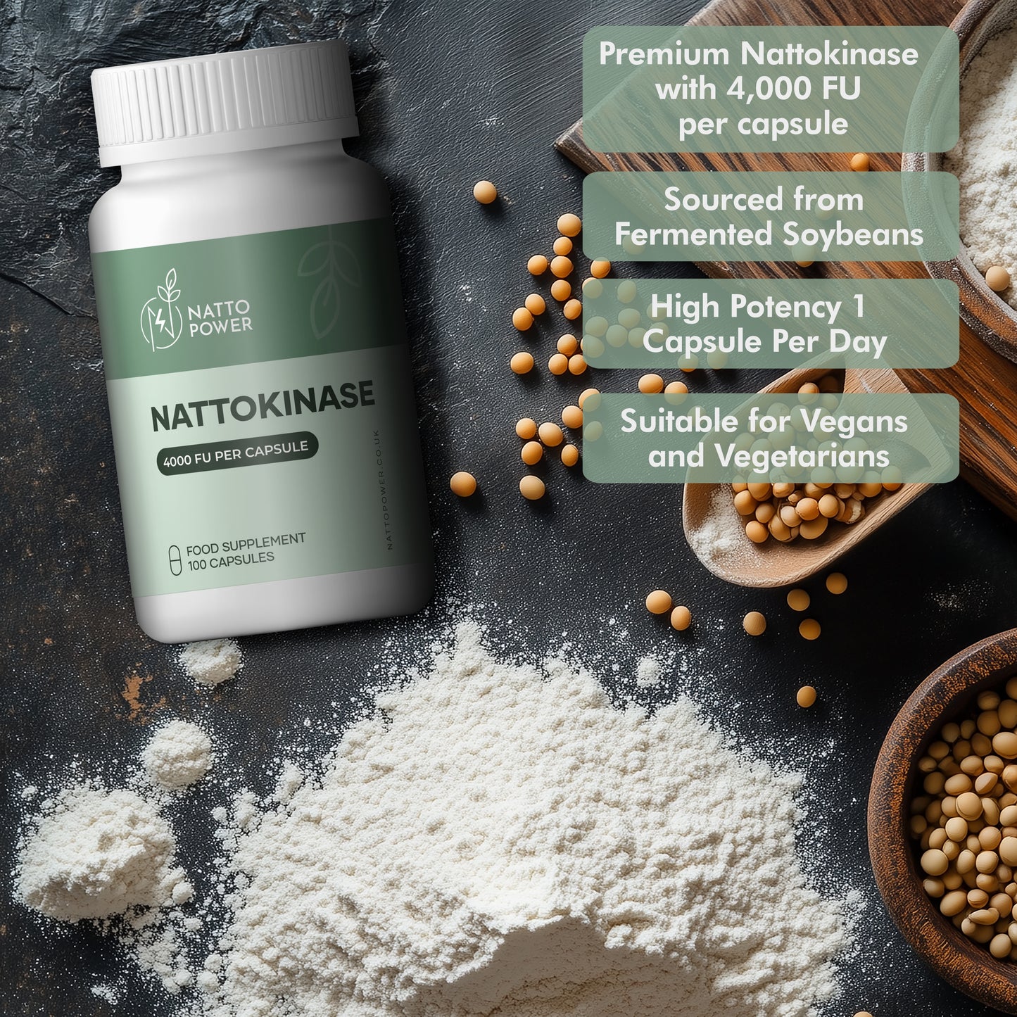 Nattopower Nattokinase - 4000 FU Per Capsule