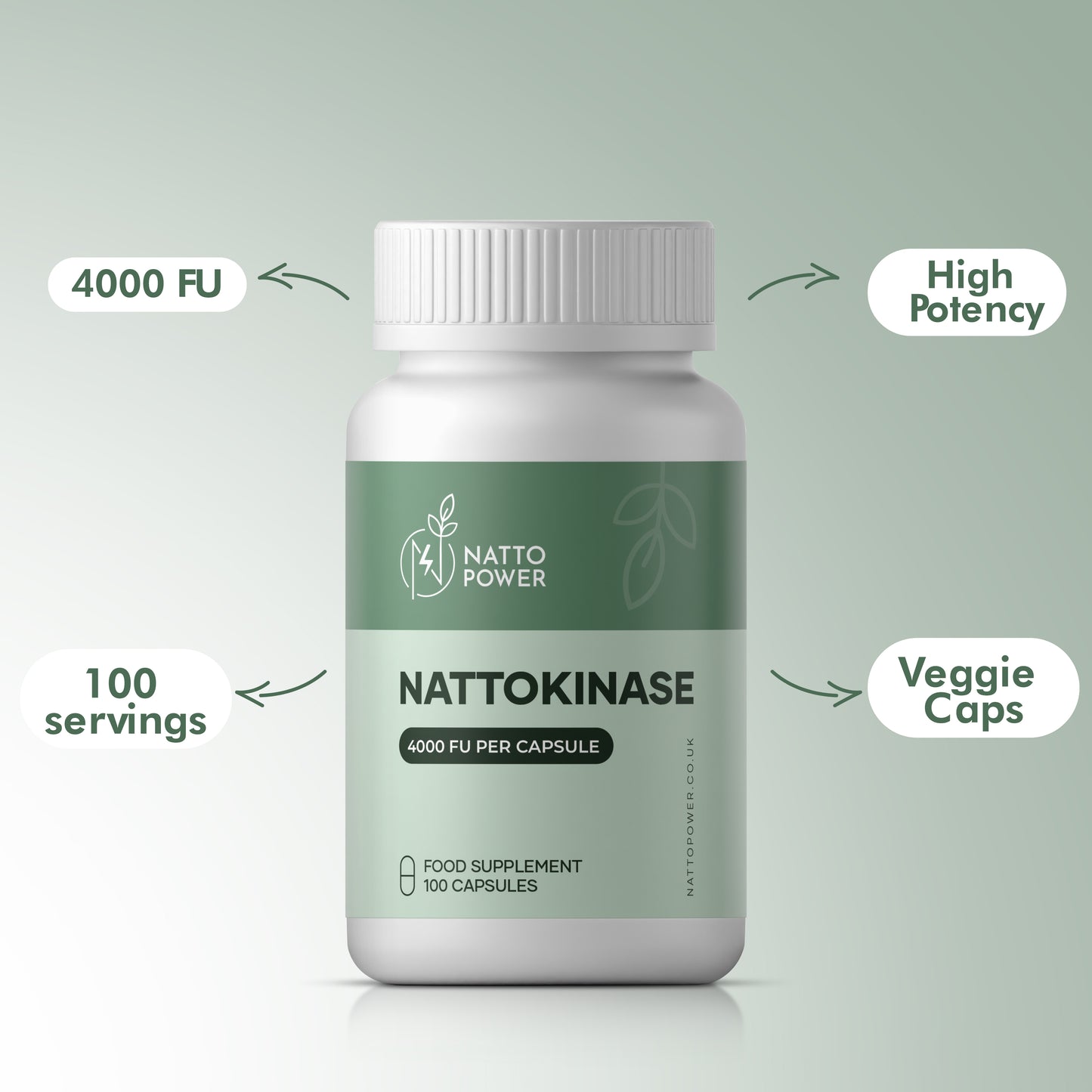Nattopower Nattokinase - 4000 FU Per Capsule