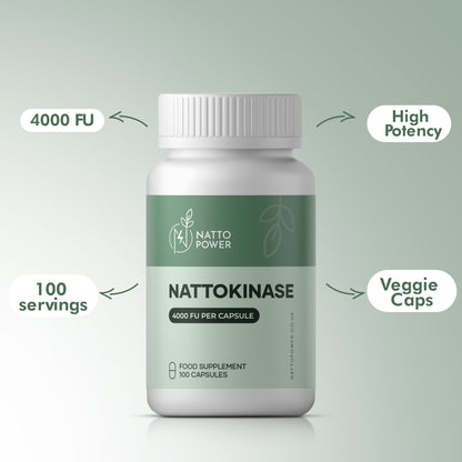 Nattopower Nattokinase - 4000 FU Per Capsule